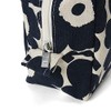 Marimekko 70530-851 Vilya Pouch, Cotton/Dark Blue MINI-UNIKKO VILJA, cotton/dark blue