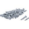 Kraftmann 80841 Hollow Wall Anchors Set of 50
