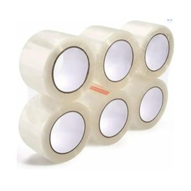 IPACKNOW Heavy Duty Packing Tape 6 Rolls 3 Inch x 110 Yards (330 Feet) Per Roll Carton Sealing Tape for Shipping Packaging Moving Office Storage & Tape Gun Refills 2 Mil 660 Total Yards