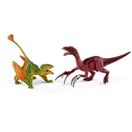 Schleich 41425 - Spielzeugfigur, Dimorphodon und Therizinosaurus, Klein