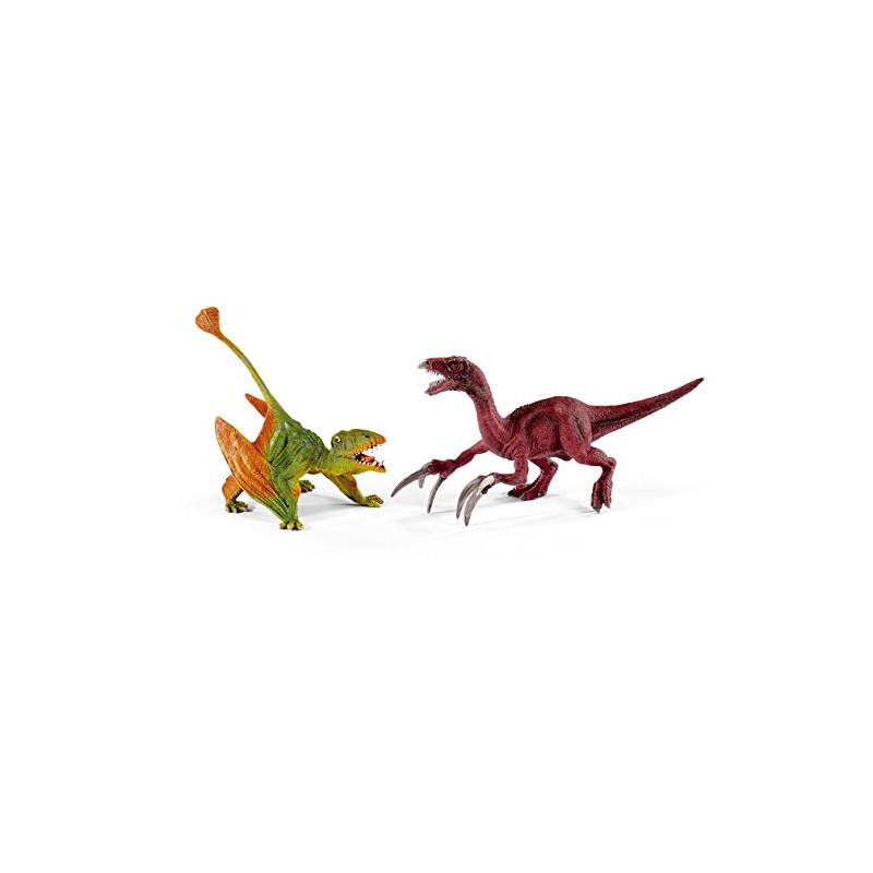 Schleich 41425 - Spielzeugfigur, Dimorphodon und Therizinosaurus, Klein
