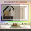 WTTY RGB LED Bathroom Mirror 40"x24" with Backlit and 3