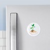 CafePress Seedling On Board Magnets 2.25" Round Magnet, Refrigerator Magnet