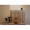 Decorative Freestanding Pet Gate Expandable Indoor Barrier for Small to