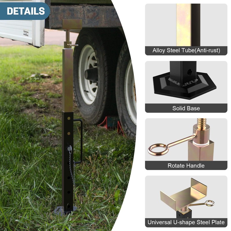 RV Slide Out Support Jacks, Universal Heavy-Duty Camper Stabilizer Jacks