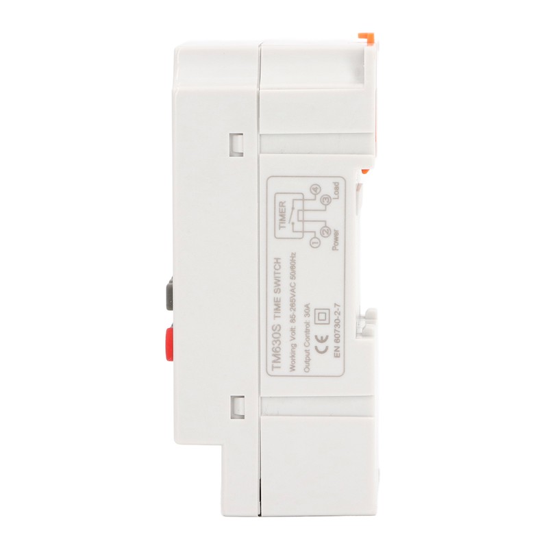 Second Setting Digital Timer Switch ABS 7 Day Programmable Memory