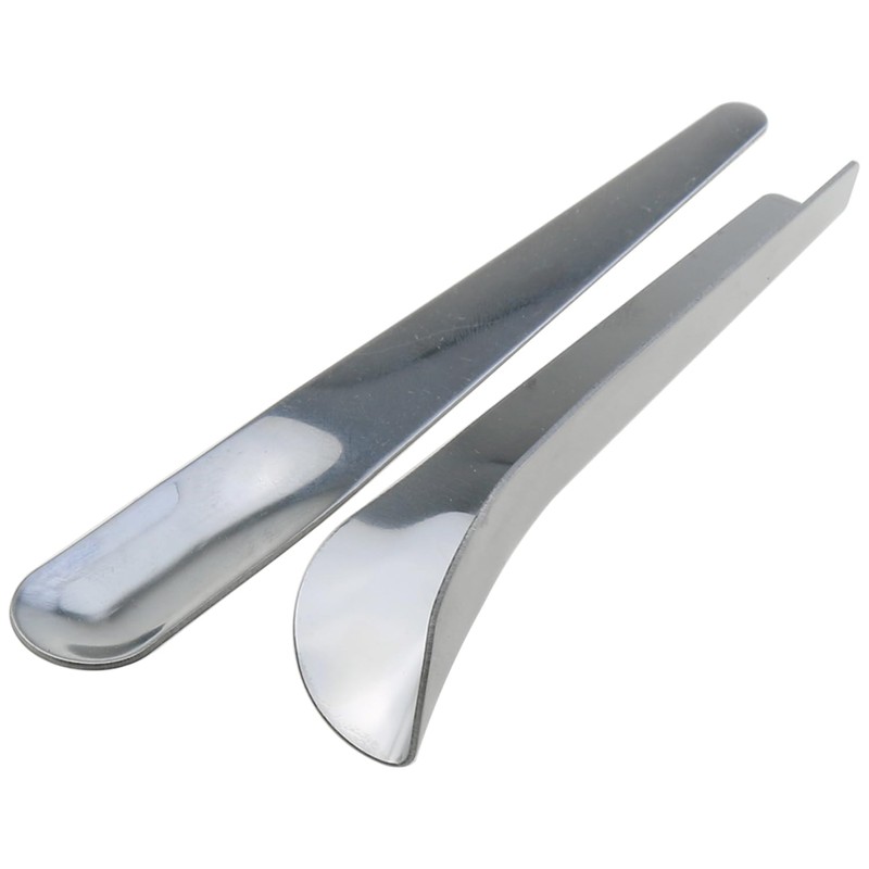 Heyous 2PCS Silver Stainless Steel Double Ended Caulking Tools Cement