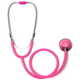 NP Nurse Practitioner Single Head Stethoscope (Hot Pink)