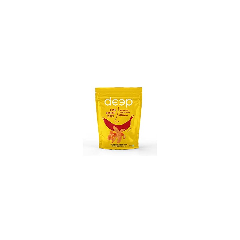 Red Chili Long Banana Chips 7 Oz