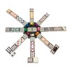 WE Games Mexican Train Dominoes, Double Twelve - Premium Ivory