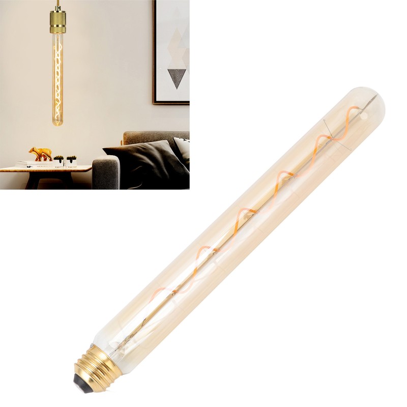 LED Tubular Bulb Gold Warm Light E27 E26 Dimmable LED