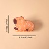 Funny Acrylic Capybara Hair Clips,Cute Acrylic Animal Claw Clip,Small Claw