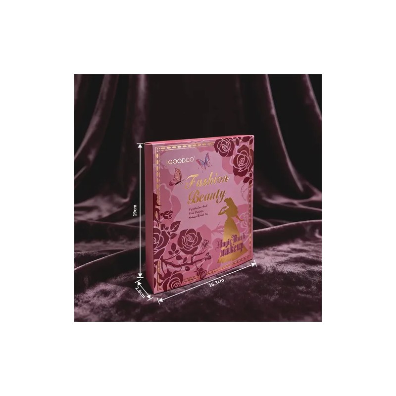Paleta De Maquillaje De 68 Pcs Con Labial De Larga