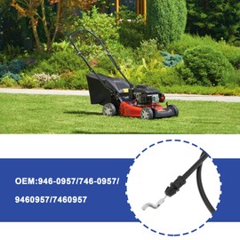 ECSiNG 2pcs Push Lawn Mower Control Cable Replacement Part 946-0957 746-0957 9460957 7460957 Compatible with MTD Compatible with Craftsman