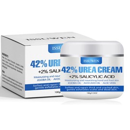 Urea 42% Foot Cream, Cracked Heel Repair Cream For Feet and Hand, Callus Remover For Dry And Hard Skin, Maximum Strength With 2% Salicylic Acid for Hand, Foot and Body Care, 100g