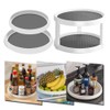 2 Tier 10 Inch Non Skid Spice Rack Turntable, 25cm