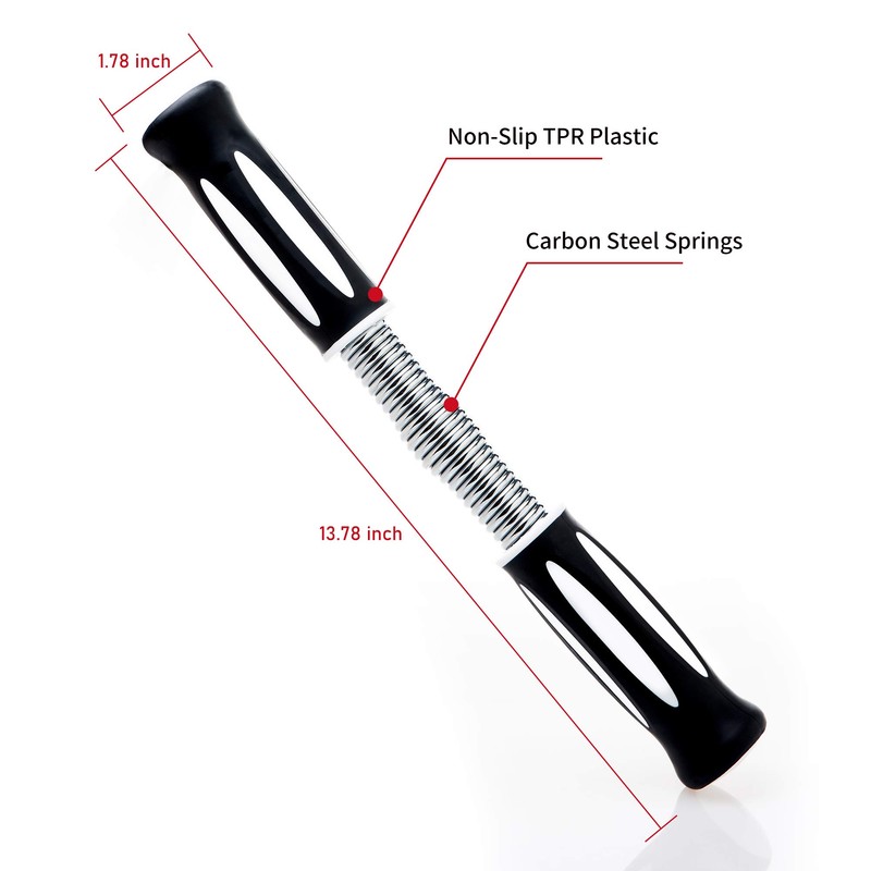 steelway Mini Spring Power Twister Bar for Arm Strength Training