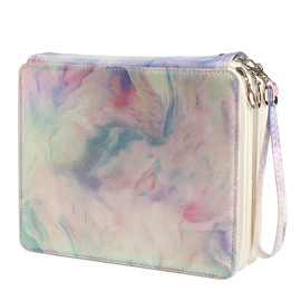 Lbxgap 120 Slots Pencil Bag Organizer with Zipper for Watercolor Pens or Markers, Pencil Case Organizer for Artist