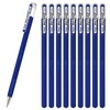 Pentel Color Ballpoint Pen, Matte Hop, Blue, 10-Piece Pack (K110-VC)