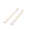 Sourcingmap 40Pcs P125H 2.5mm Crown Tip Spring Test Probes Pins