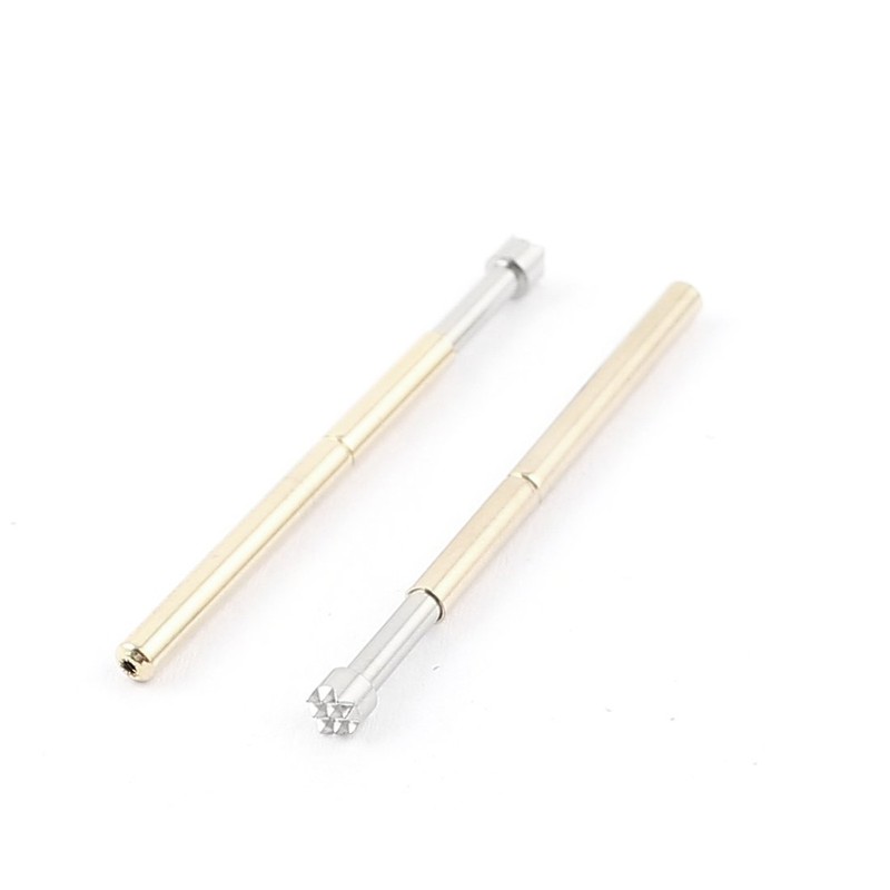 Sourcingmap 40Pcs P125H 2.5mm Crown Tip Spring Test Probes Pins