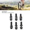 6Pcs Bike Screws Bolts Set Mountain Bicycle Handlebar Stem Ti