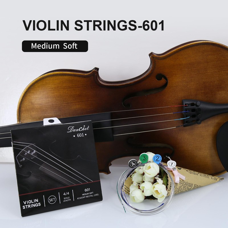 Danchet Violin Strings 4/4 Full Set Academy Performance Grade, Ball