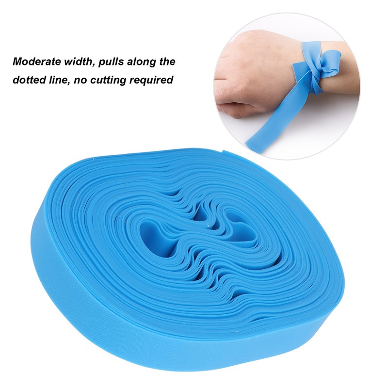 50 Pieces/Roll Disposable Tourniquet Stretchable for Adult Emergency Aid Intravenous