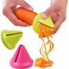 Multifunctional Spiral Vegetable Slicer & Manual Rotating Grater Peeler