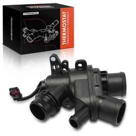 Frankberg Thermostat Coolant with Seal Compatible with XF X250 3.0L 2012-2015 Discovery V L462 3.0L 2016-2020 F-Pace X761 3.0L 2015-2024 XE X760 3.0L 2015-2024 Re. place# Aj813902