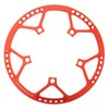 Bike Chainring 56T 130BCD Red Aluminum Alloy Lightweight Folding Bike
