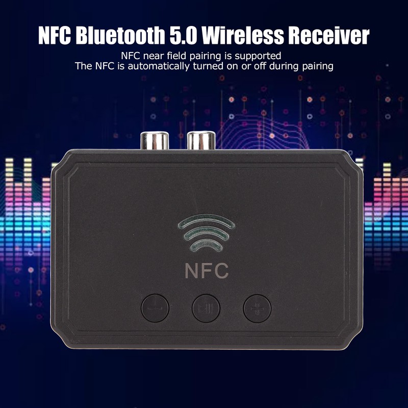 T36 NFC Bluetooth 5.0 Receiver 3.5mm AV Interface Multifunctional NFC