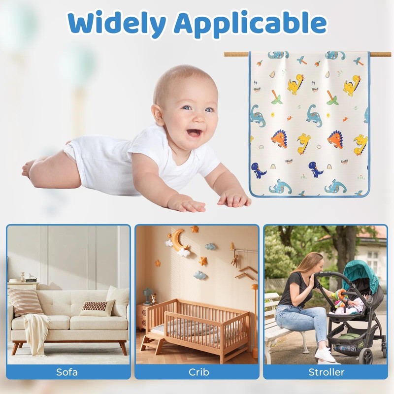 Potty Training Bed Pads, Soft Breathable Bed Pads, Double Layer