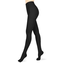 Wegitcs Compression Pantyhose for Women & Men, Closed Toe 20-30 mmHg Medical Graduated Compression Stockings, Waist High Support Tights, Opaque Leggings for Varicose Veins,Edema,Post Surgery,Black L