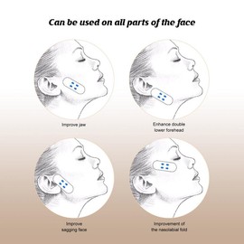 JAYSUING Face Lift Tape Invisible, 120PCS Facelift Tape for Face Invisible Instant Face Tape Makeup Tape VCaberi - Color: 1pcs