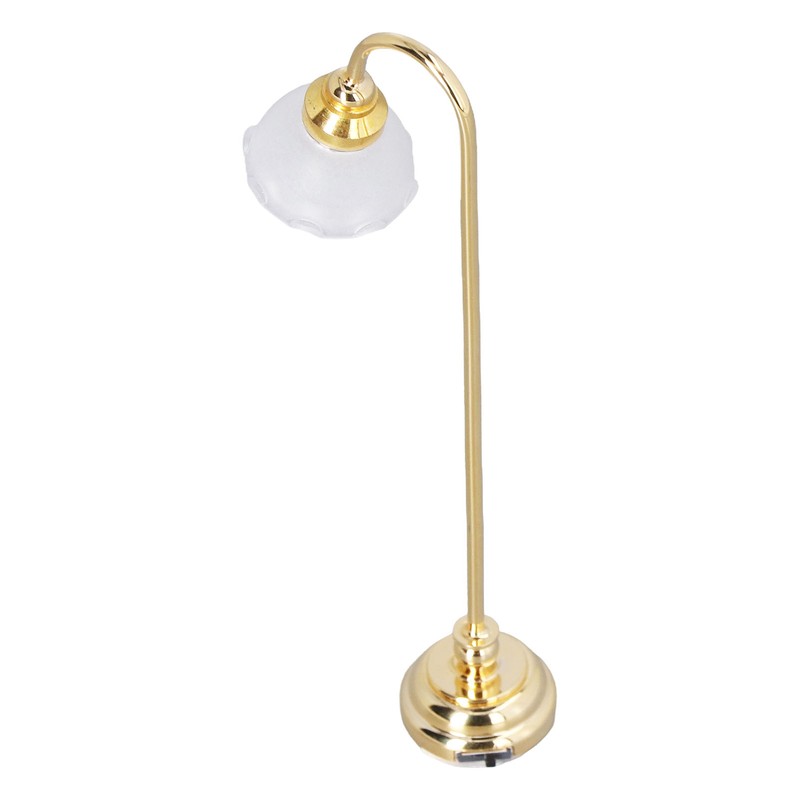 Miniature Dollhouse Floor Lamp 1/12 Scale Miniature Furniture for Dollhouse
