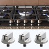 KAMONILIASS 3-Pack AEZ73293801 Burner Control Knob Assembly is Compatible with