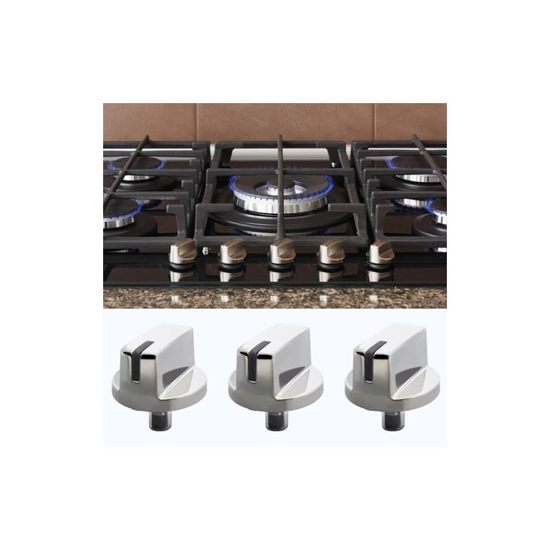KAMONILIASS 3-Pack AEZ73293801 Burner Control Knob Assembly is Compatible with