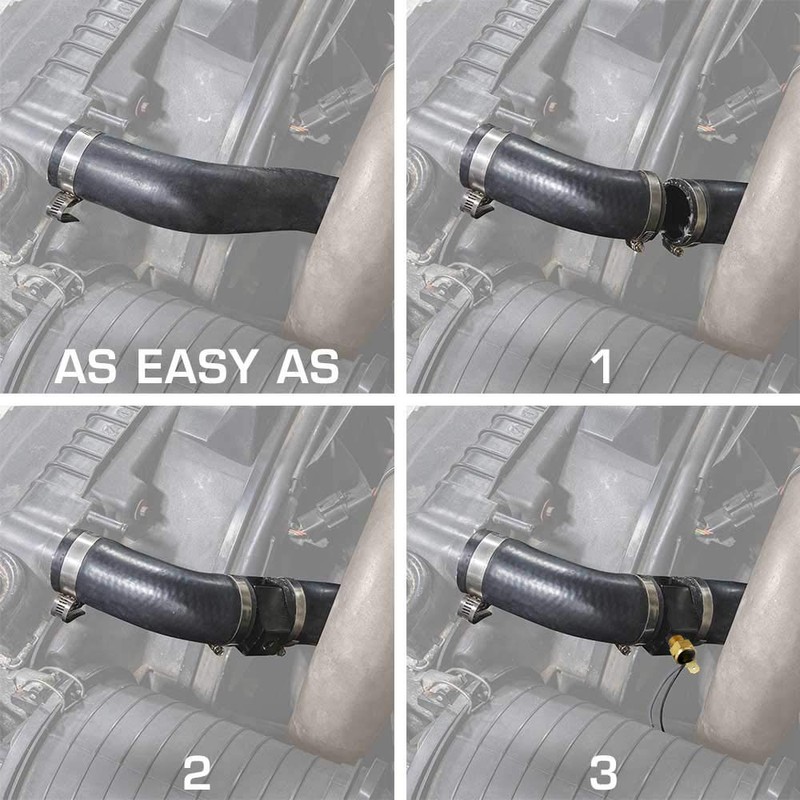 American Volt Automotive Engine Radiator in-Line Hose Fitting Adapter Water