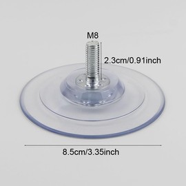 SquEqu 4 Pack Cat Window Perch Suction Cup Replacement with Screws 85mm Sturdy Strong Hanging Holder Suction Cups for Cat Window Perch Cordless Hammock Foldable Cats Bed Seat