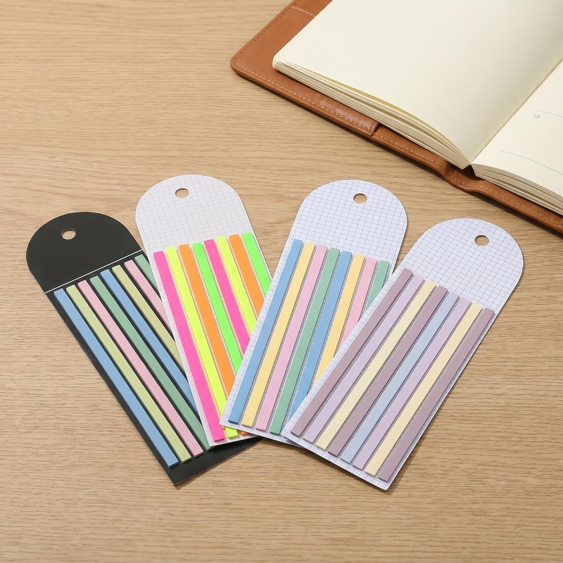 640 Pieces Mahjong Line Finder Strips, Transparent Fluorescent Mahjong Tile