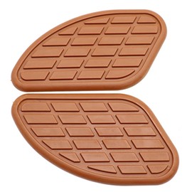 Riloer Motorcycle Vintage Rubber Gas Tank Traction Pad Black Brown Grey Tank Pad Protector for Most Motorcycles