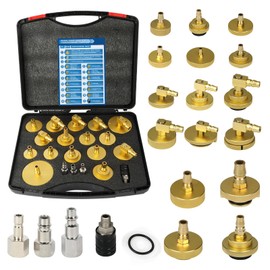 20PCS Brake Bleeder Adapter Kit Master Cylinder Bleeder Kit with Quick Connector, Durable & Well-sealed Brake Pressure Bleeder Kit Compatible with Honda Toyota VW Ford