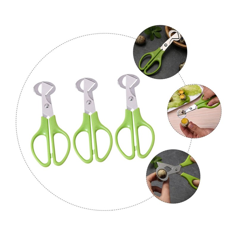 GRIRIW Cooking Scissors for Kitchen Quail Egg Shears 3-piece Set