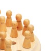 Wooden Memory Chess Game Logic Thinking Training Color Matching Stick