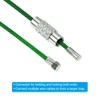 PATIKIL 5.9 Inch Length Wire Keychain Cable, 15 Pack Stainless