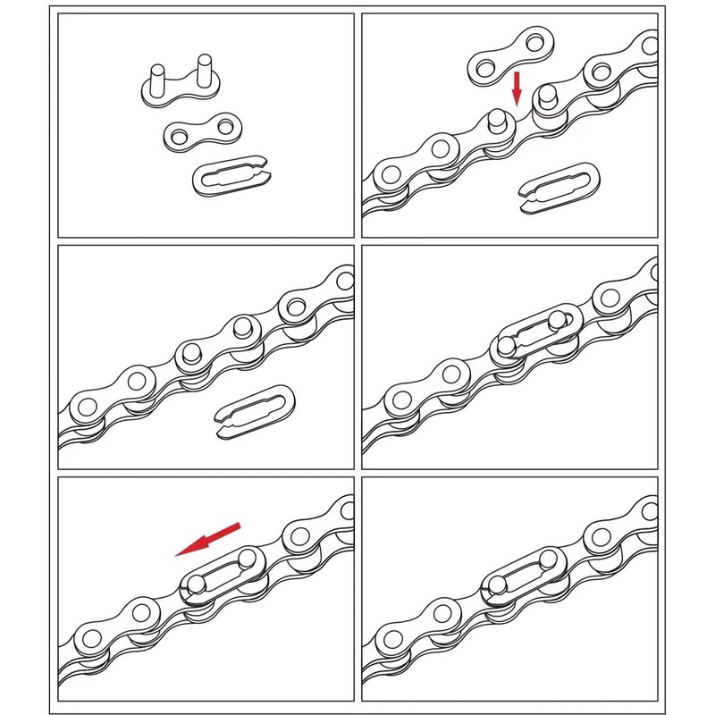 zonkie Bicycle Chain Single Speed, 1/2 x 1/8 Inch, 116