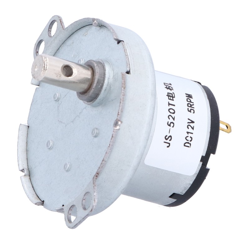JS‑520T Synchronous Motor Durable DC 12V 5RPM Gear Motor for