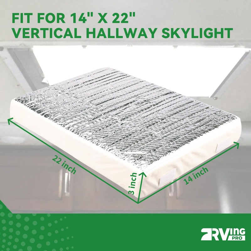 RVINGPRO RV Vent Insulator 14" x 22" x 2.75"