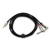 Mini-Jack to Dual Right-Angle 1/4" - DJ Smartphone Cable -
